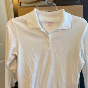 NWT IZOD Girls long sleeve polo. XL 18